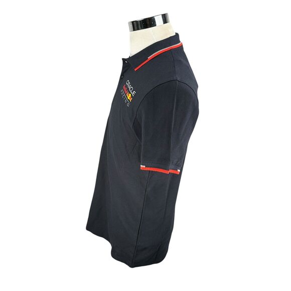 Castore Oracle Red Bull Racing Polo Shirt Mens Small Blue Regular Fit Cotton New - Picture 3 of 10